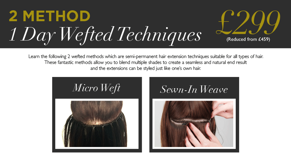 Weave hair extension course by Belle Academy 020 7993 6828 (Advert) - GL  Hair GL Hair