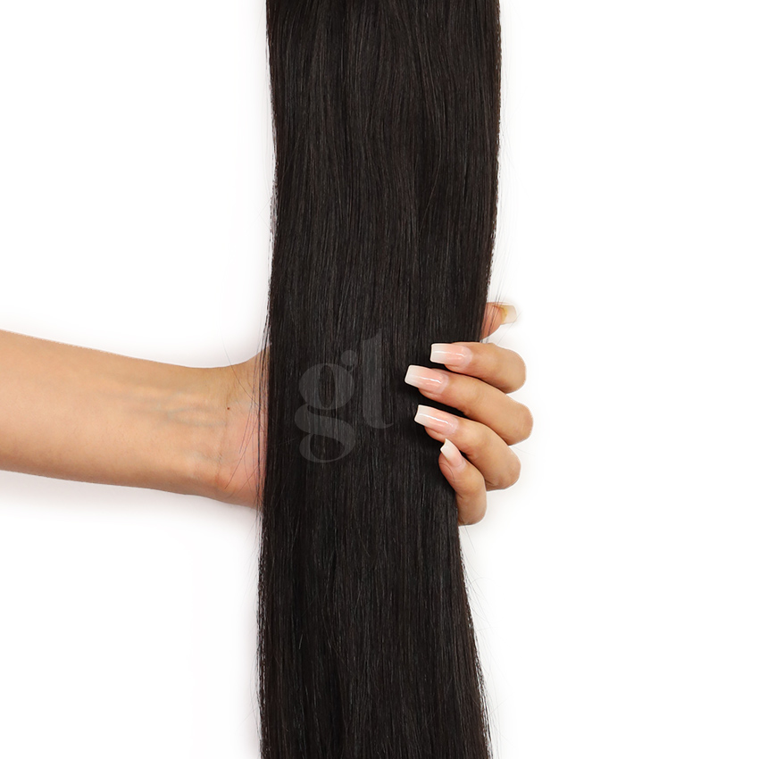 #1B Off Black – 240g – 10 Pieces – Clip Ins Athena Hair