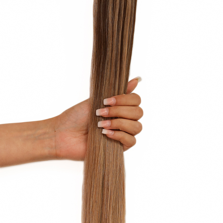 *NEW* #2/8t8 Dark Brown/Medium Brown– 18″ – 120g – 5 Pieces – Clip Ins Athena Hair