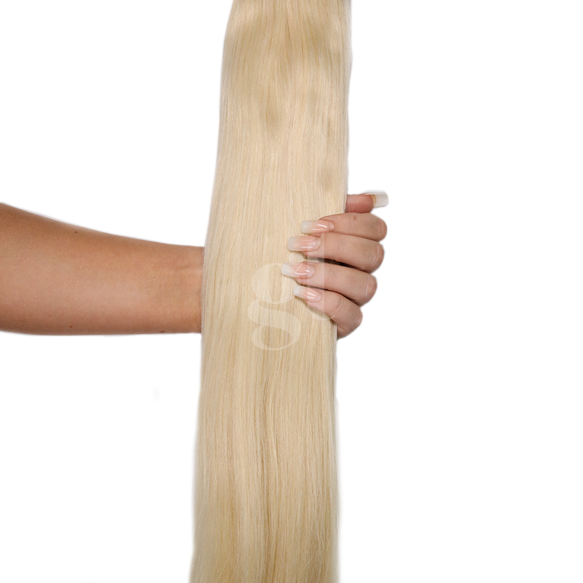#60/62 Blonde/Light Ash Blonde – 18″ – 120g – 5 Pieces – Clip Ins Athena Hair