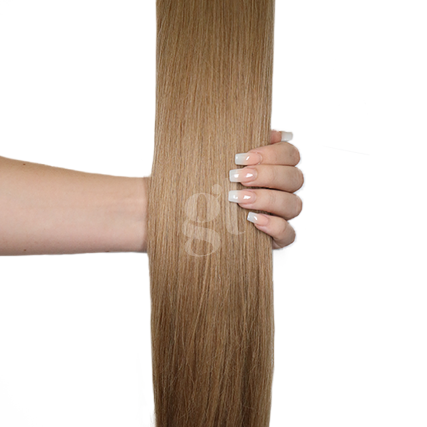 #8 Medium Brown – 18″ – 120g – 5 Pieces – Clip Ins Athena Hair