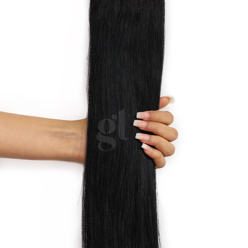 #1 Jet Black – 240g – 10 Pieces – Clip Ins Athena Hair