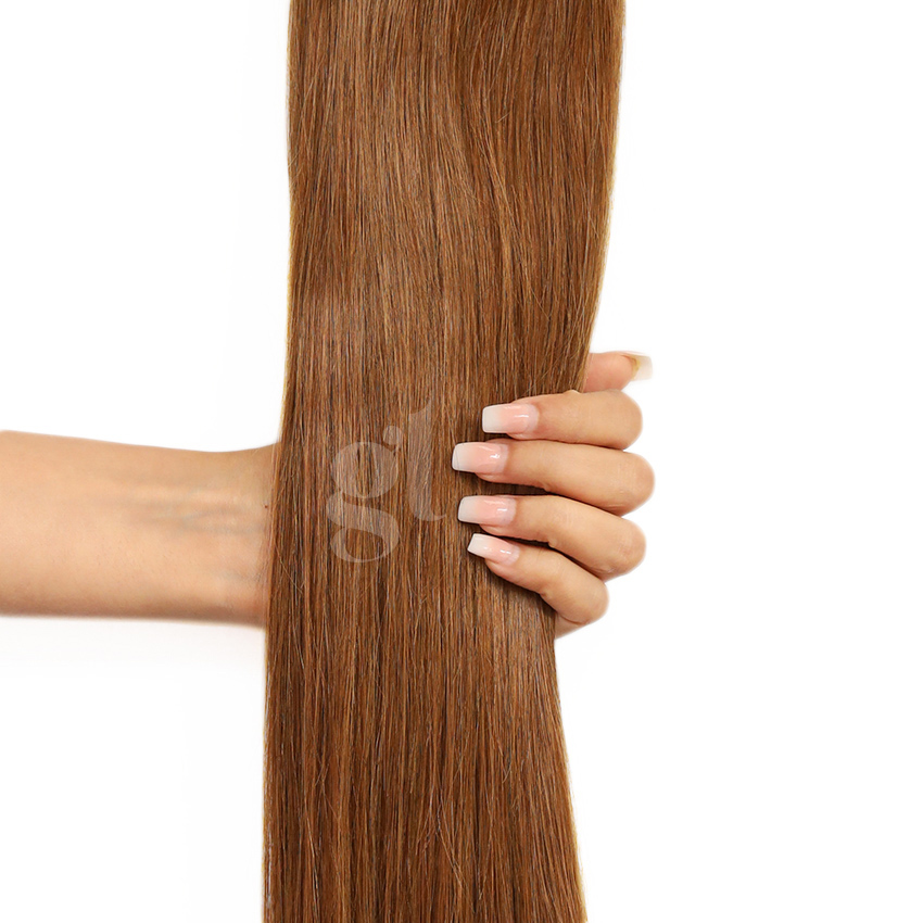 #4 Chocolate Brown Nano Tip 1g 18inch Luxe (50 Strands)