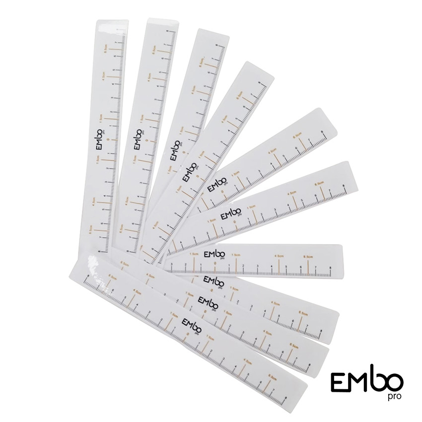 20 x EMBO PRO STICK ON RULERS